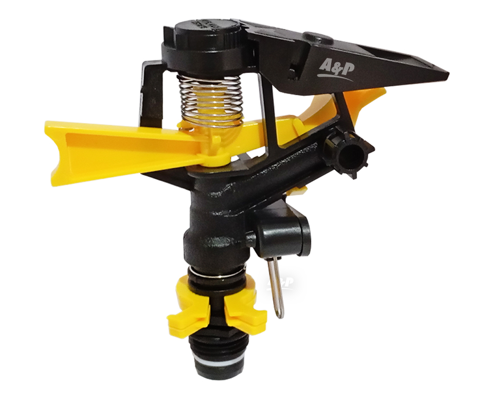 Aspersor  Ajustable Amarillo Rosca Macho 1/2