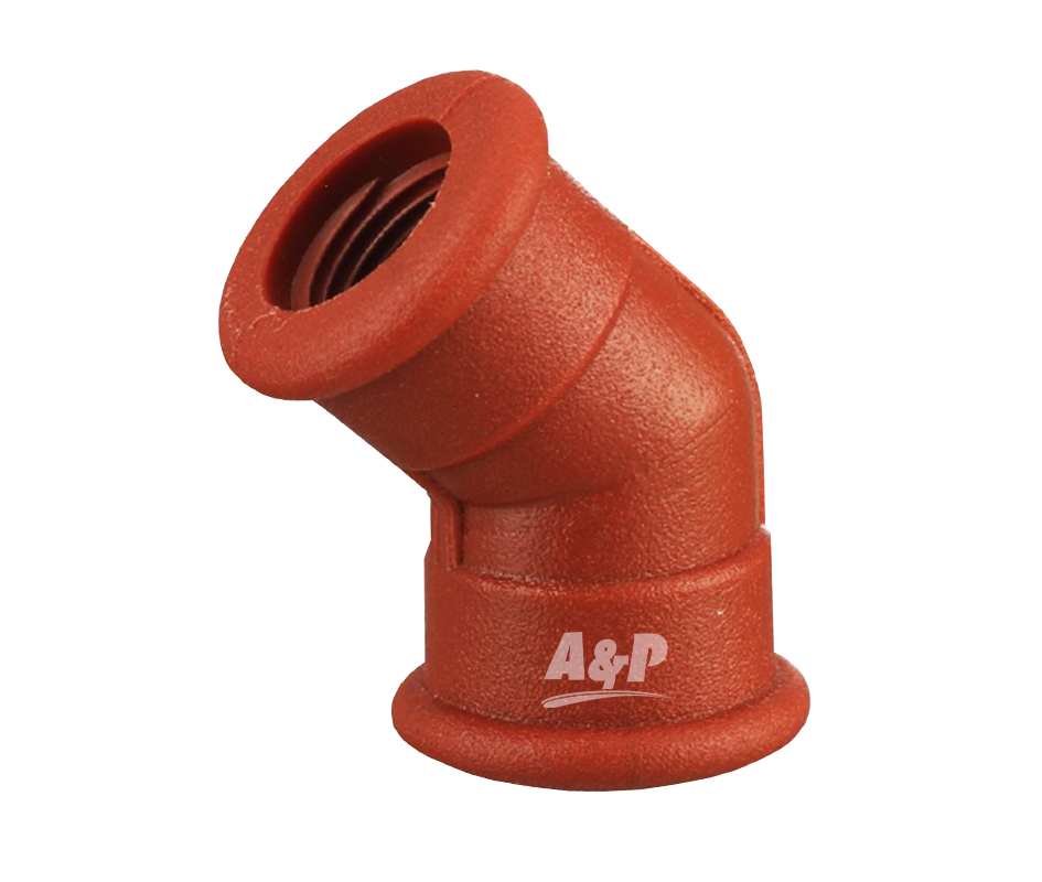 Codo Pp 45° 1/2
