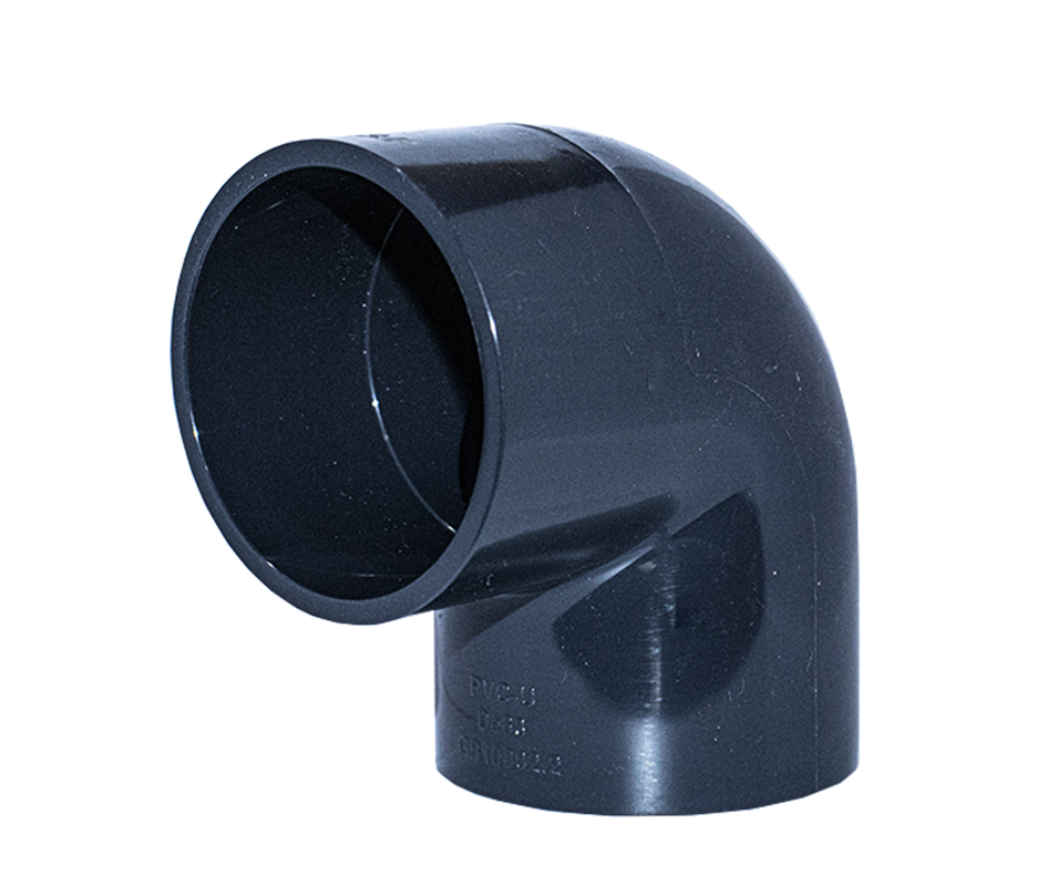 Codo Pvc Para Presion 90º Dark Gray Pn10 315mm