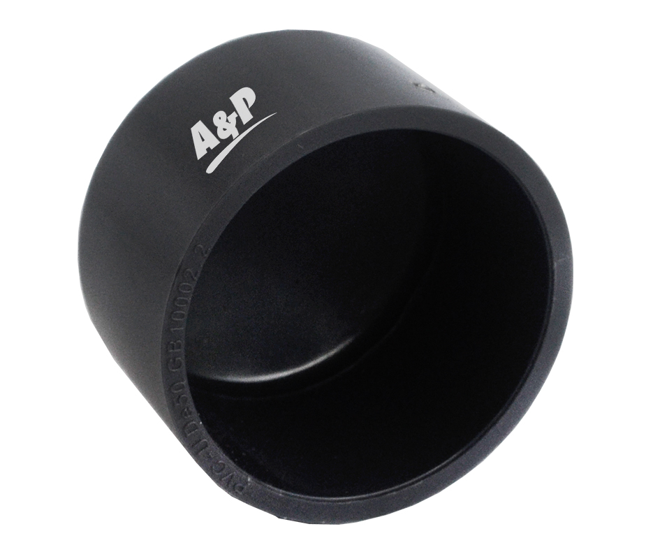 Tapón Hembra Pvc Presión Color Dark Gray ,pn10 32mm