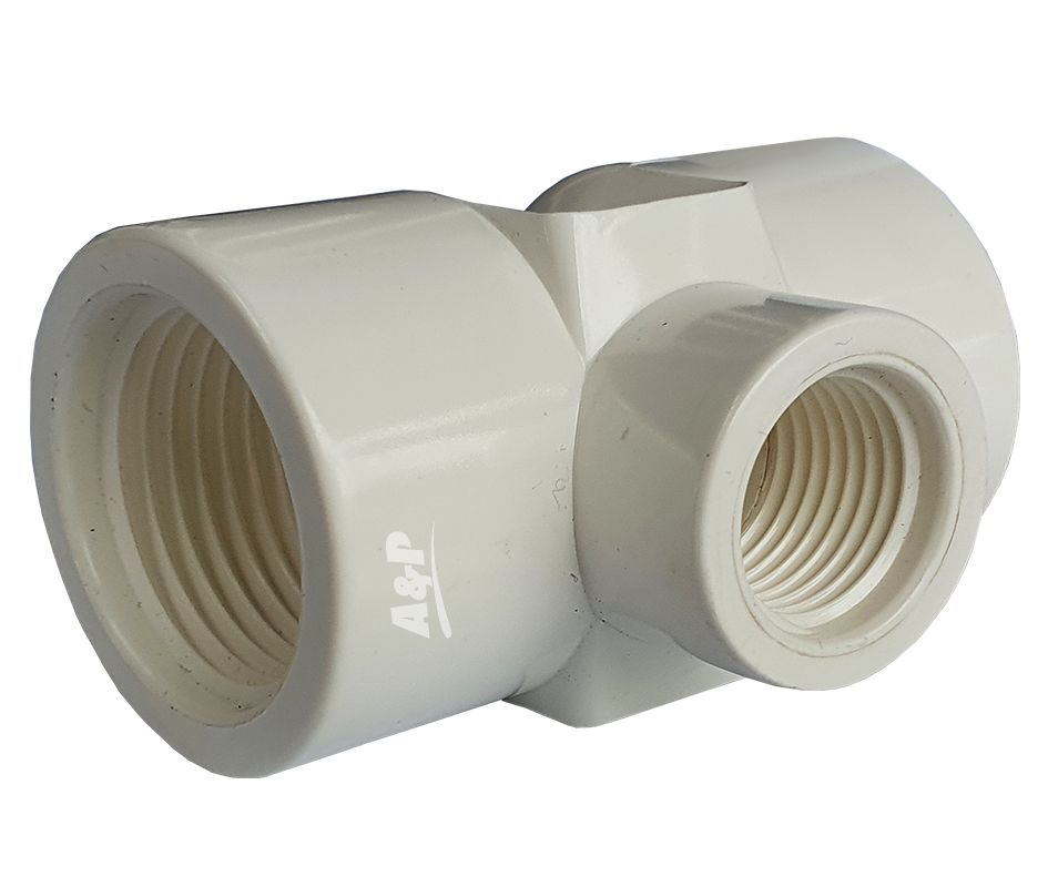 Tee Reductora Pvc Rosca 3/4