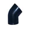 Codo Pvc Para Presion 45º Dark Gray, Pn10 200mm