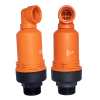 Válvula De Aire Pvc Doble AcciÓn Naranja 2