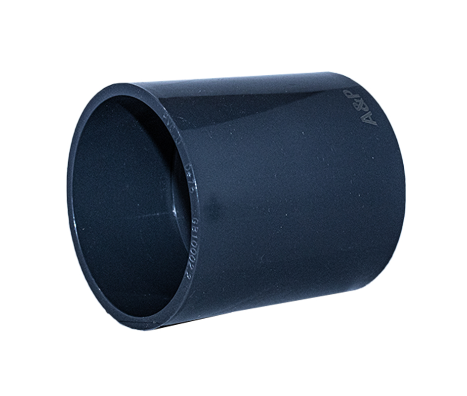Unión Pvc Presión Color Dark Gray,pn10 75mm