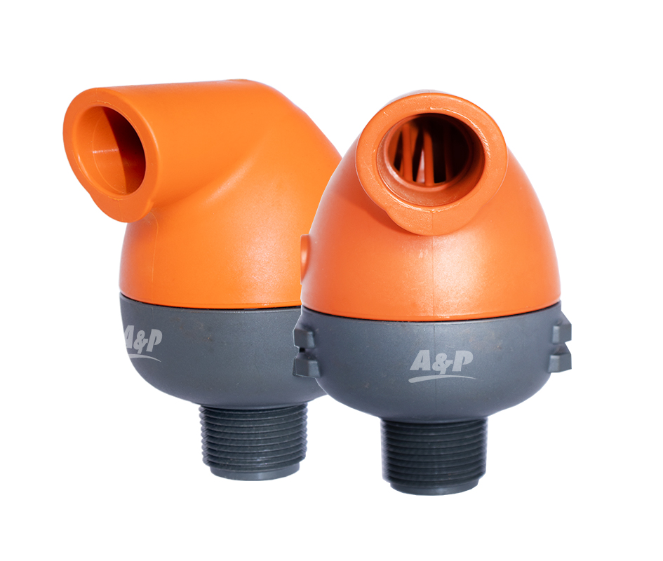 Válvula De Aire Pvc Triple AcciÓn Naranja 3/4