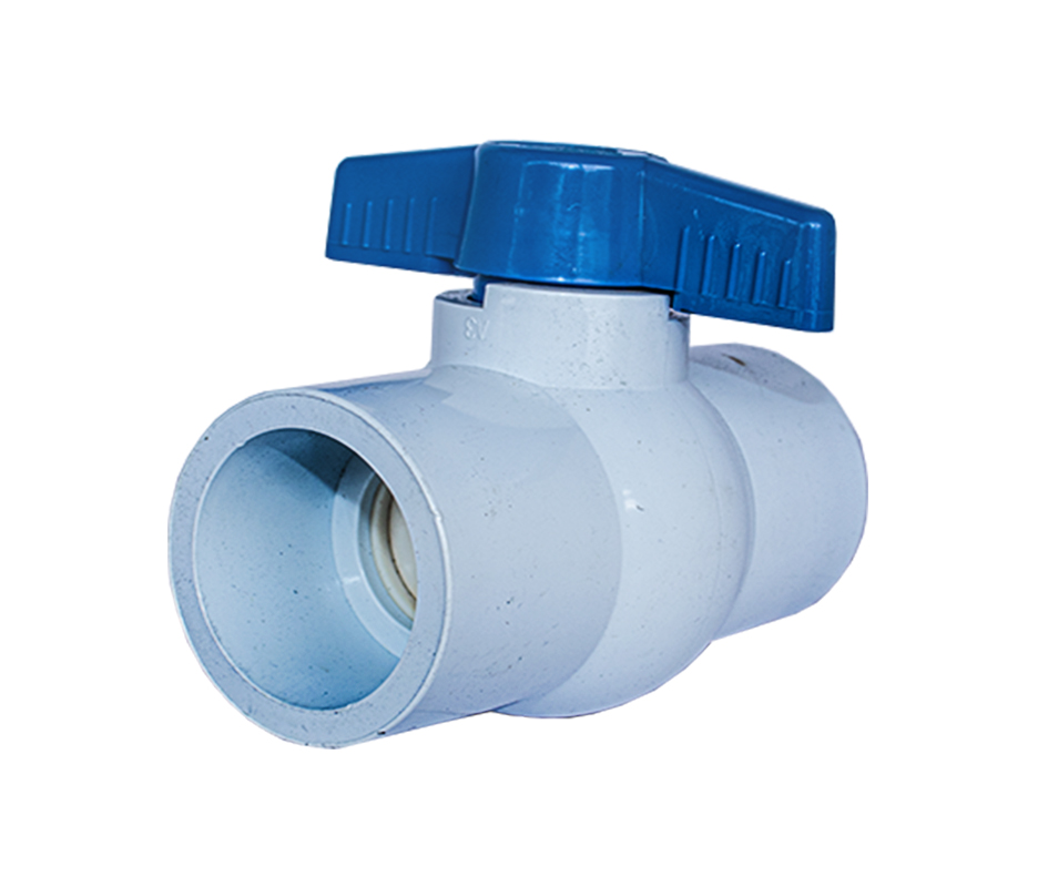 Valvula Esferica Pvc Compacta Sch40 1/2