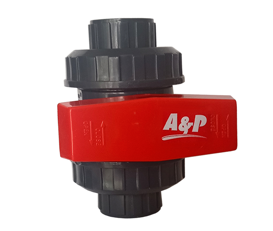Valvula Esferica Pvc Doble Unión 90mm